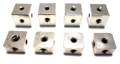 Threaded square corner - m3,