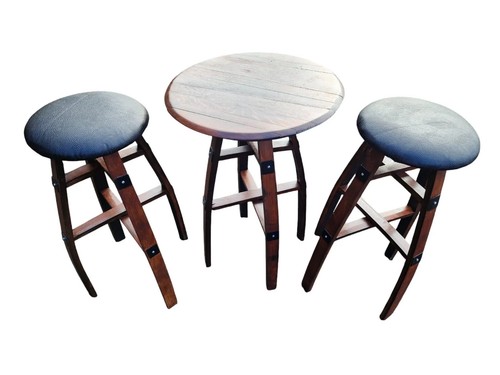 Upholstered whiskey barrel - upholstered,
