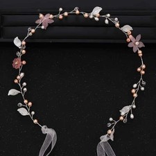 Crystal Leaf Hair Vine Band