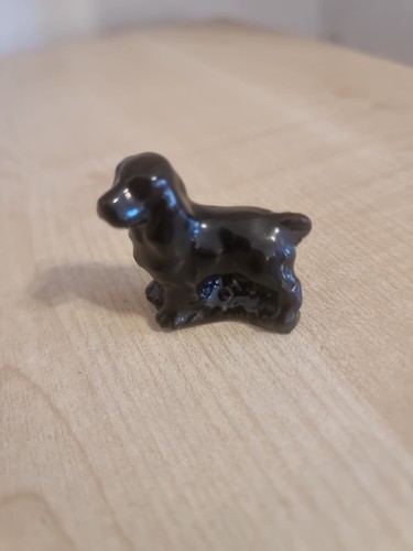 Black cocker spaniel vintage - cocker,