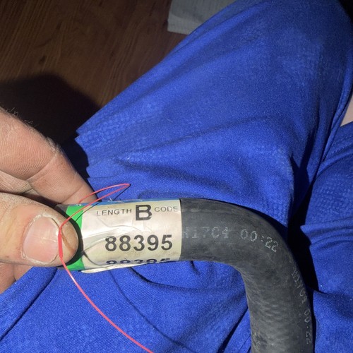 Heater hose dayco 88395 - heater,