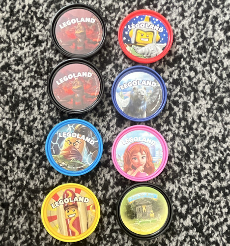 Legoland character badges pins - legoland,