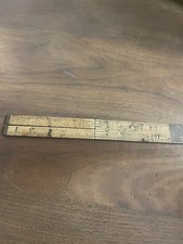 Vintage Rabone No.1167 Folding Wooden Ruler – 36 Inch Carpenter’s Rule – Boxwood