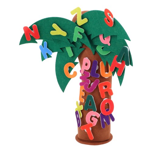 Interactive felt coconut tree - interactive,