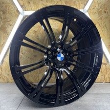 GENUINE BMW M3 E90/2/3 19 "INCH 220M SPORT 10 SPOKE GLOSS BLACK ALLOY WHEELS X4