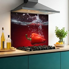 Printed Glass Kitchen