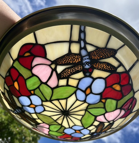 Vintage tiffany style stained - vintage,