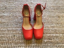 Red Platform Shoes Size 39/6 