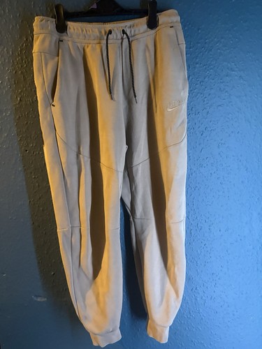 Nike tech fleece joggers taupe - fleece,