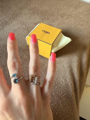 Fendi gold and - fendi, silver