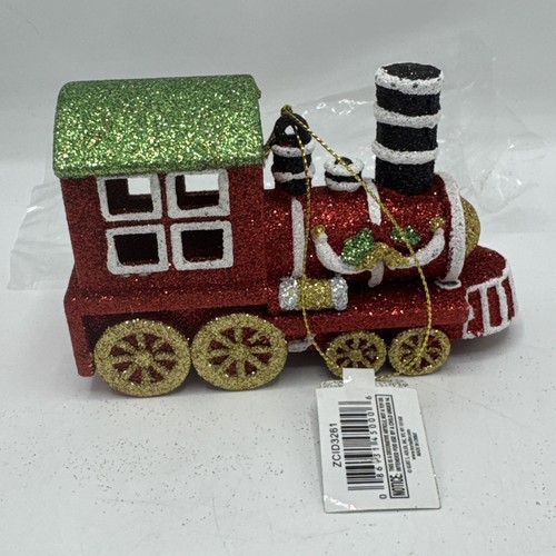 Kurt adler glitter trains - kurt,