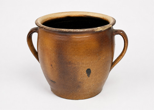 Antique two handled salt - antique, two-handled