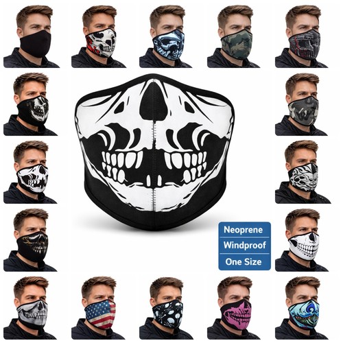 Motorbike mask neoprene half - motorbike,
