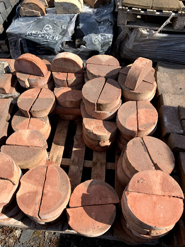 Reclaimed half round - half,