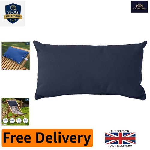 Navy sun lounger cushion - sun,