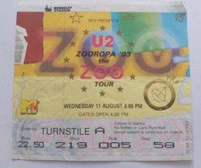 U2 ZOOROPA 93 THE ZOOTV TOUR