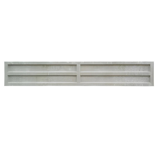 Recessed concrete gravel board - gravel,