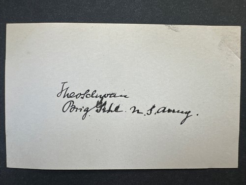 Union major general - major, theodore