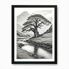 highly detailed pencil sketch