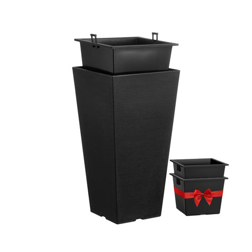 Set tall outdoor planters - set,