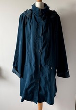 Jacques Vert jacket size XL teal blue coat 20 22