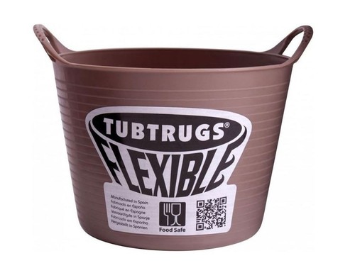 37ltr micro tub trugs - micro, brown