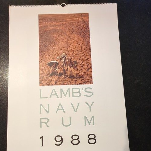 Lambs navy rum calendar - , 1988