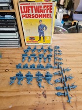 VINTAGE HO/OO AIRFIX 1981 LUFTWAFFE PERSONNEL GERMAN SOLDIERS SET BOXED 1/72