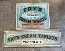 ‘FRY’S CREAM TABLETS ~ CHOCOLATE’ Counter Top Display Box.