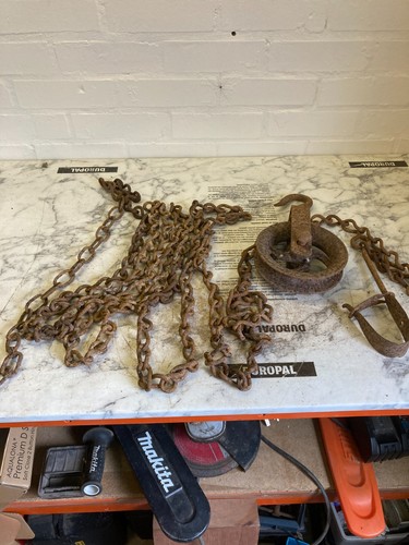 Antique cast iron - , block