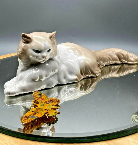 Vintage figurine cat lladro - vintage,
