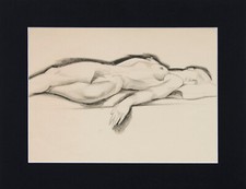 Original Fine Chalk Drawing of