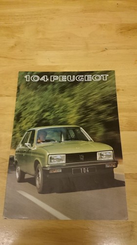 1977 peugeot 104 - 1977, brochure