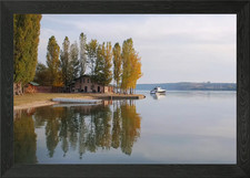 Lakeside Cabin with Boat