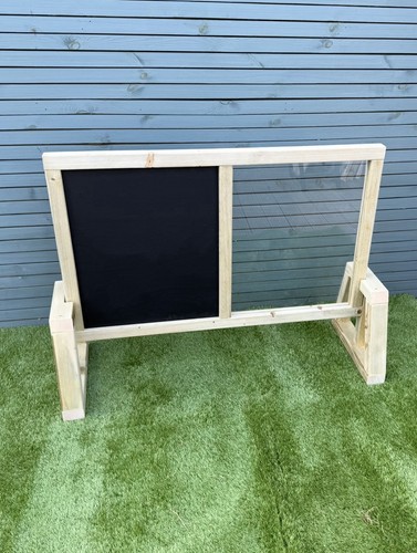 Double sided wooden outdoor - sided,