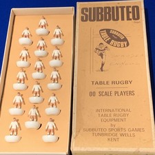  Subbuteo  International Table Rugby Team figures England/Swansea boxed