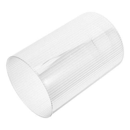 Cylindrical glass lamp shade - lamp,