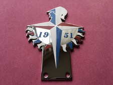 1951 FESTIVAL OF BRITAIN SOUVENIR ENAMEL CAR BADGE