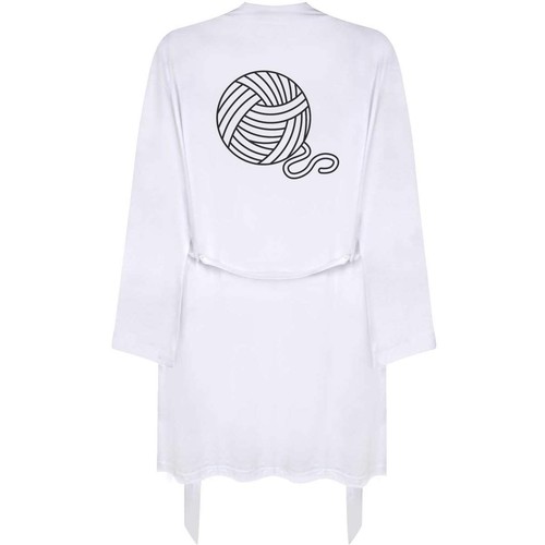 Wool outline dressing gown - outline', /