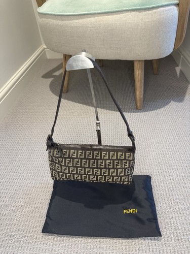 Fendi preloved brown zucca - fendi,