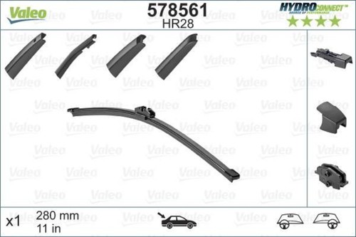 Valeo rear wiper blade - blade, for