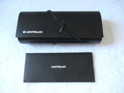 Montblanc black semi hard - semi,