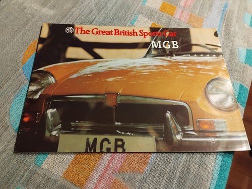 Mgb roadster brochure - brochure, 1973