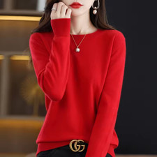 Ladies Crew Neck Blend Jumper