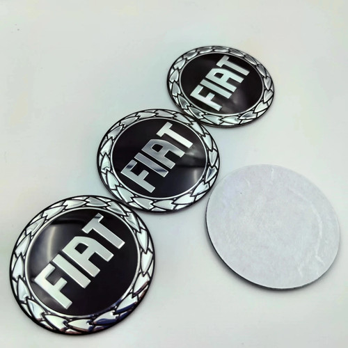 Stickers fiat car wheel - 4x,