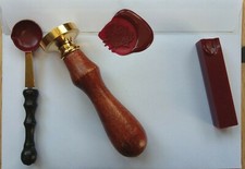 ROSE FLOWER WAX SEAL STAMP KIT