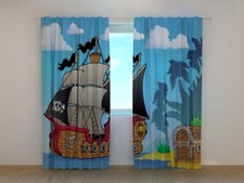 3D Photo Curtain Printed