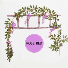 4X7FT Artificial Wisteria Vine Garland Plant Foliage Trailing Flower Home Decor