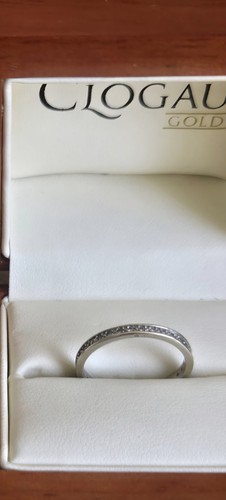 Clogau 9ct white - white, diamond
