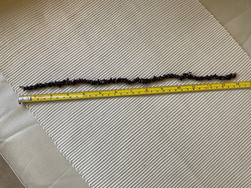 Garnet choker necklace - ,